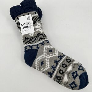 Sock Hub NWT Mens Sherpa Cabin Socks Holiday Vacation Winter Christmas Gift